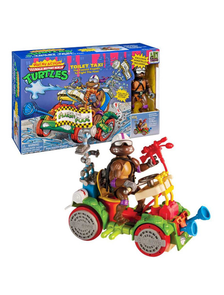 Teenage Mutant Ninja Turtles Classic Toilet Taxi w/ Donatello Action Figure