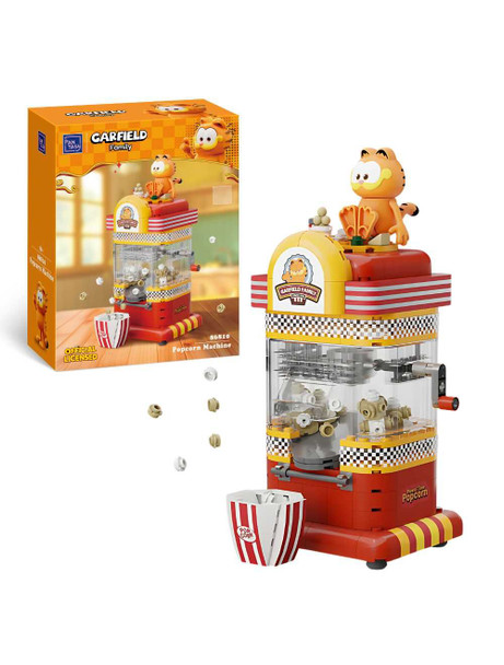 Pantasy x Garfield Fantastic Machines Series Popcorn Machine Collectible Building Blocks