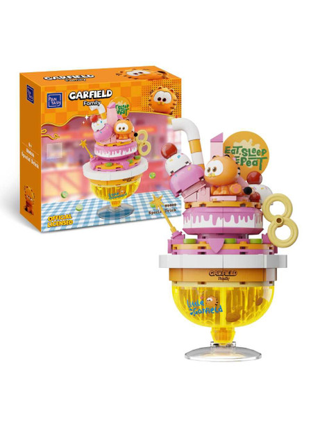Pantasy x Garfield Food Series Special Drink Collectible Building Blocks