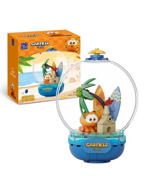 Pantasy x Garfield Crystal Ball Series Chill Island Collectible Building Blocks