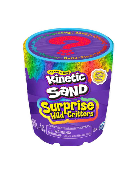 Kinetic Sand Surprise Wild Critters Toy Play Sand Sensory Play