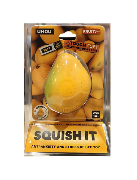 Squish It Uhou Mango Stretchy Fruit Anti-Anxiety & Stress Relief Toy