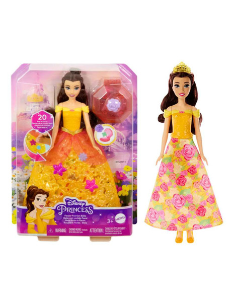 Disney Princess Belle Flower Fashion Doll with Accessories
