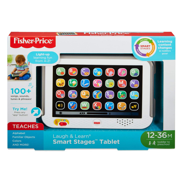 FISHER PRICE LAUGH & LEARN SMART STAGES TABLET GREY