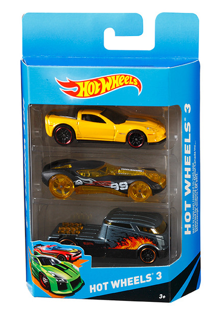 HOT WHEELS 3-PACK BASIC CAR