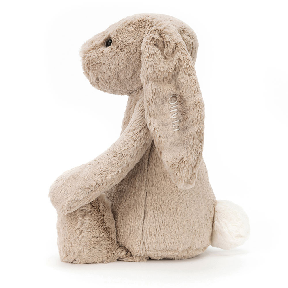 Personalised Bashful Beige Bunny Huge - Official Jellycat
