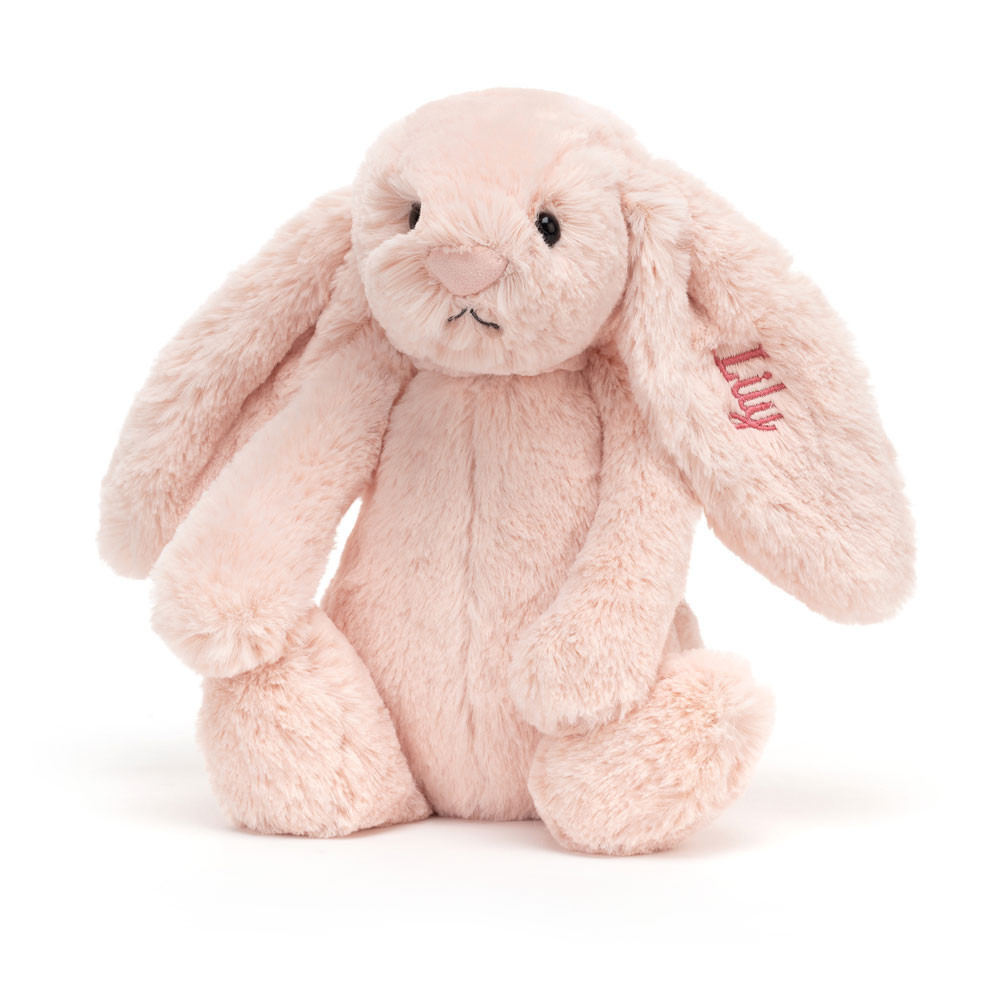 Personalised Bashful Blush Bunny Medium, View 4