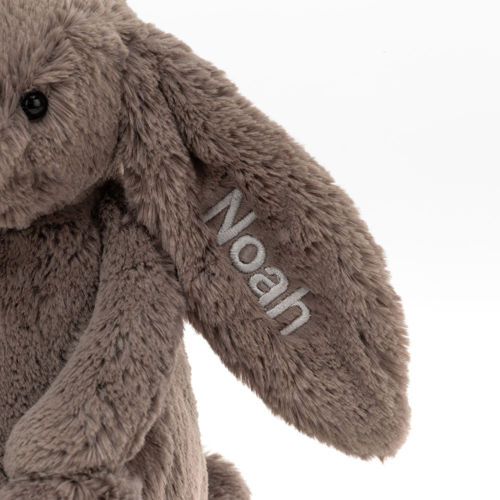 Personalised Bashful Truffle Bunny Medium, View 3
