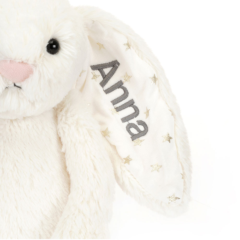 Personalised Bashful Twinkle Bunny Medium, View 2