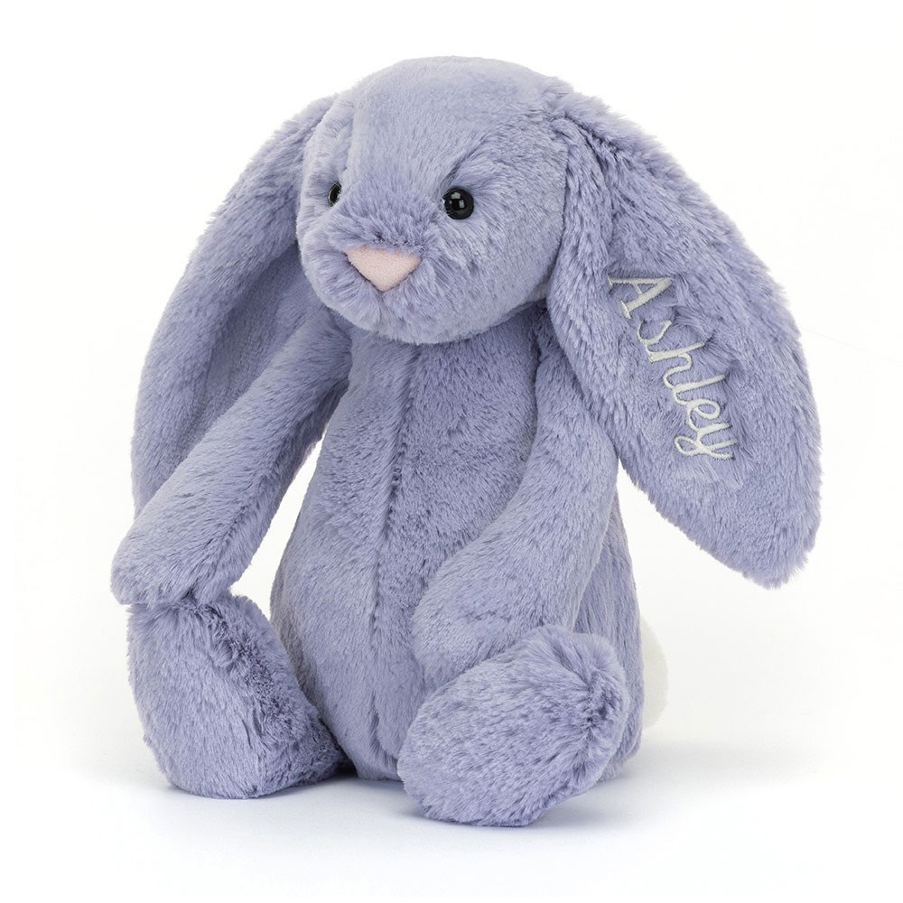 Personalised Bashful Viola Bunny Medium, View 4