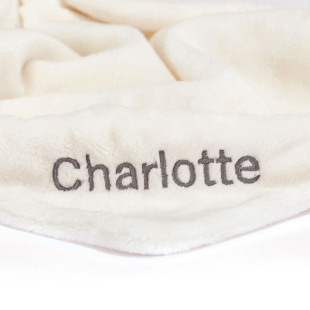 Personalised Bashful Cream Bunny Soother, Main View