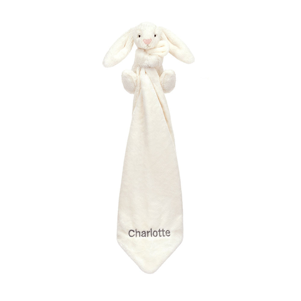 Personalised Bashful Cream Bunny Soother, View 2
