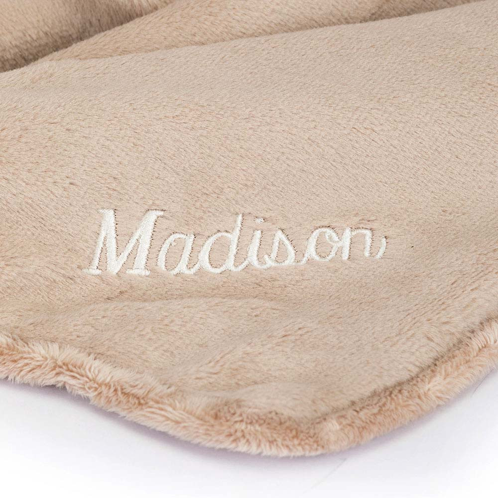 Personalized Bashful Beige Bunny Blankie