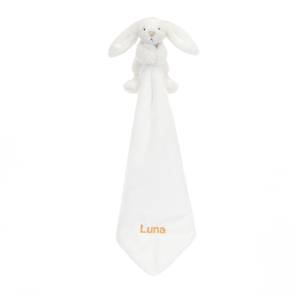 Personalised Bashful Luxe Bunny Luna Soother, View 3