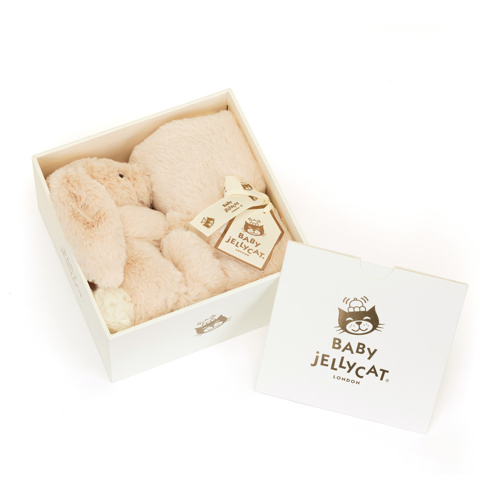 Personalised Bashful Luxe Bunny Willow Soother, View 6