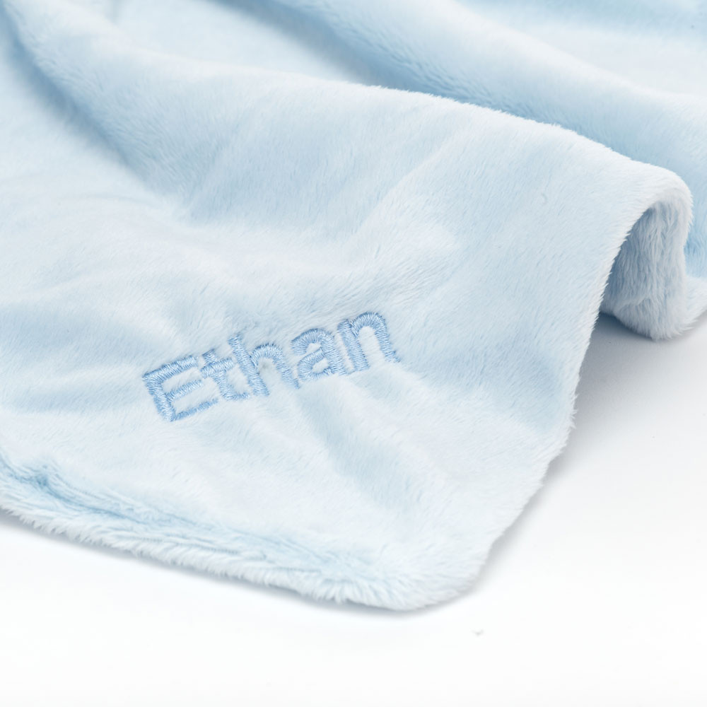 Personalised Bashful Blue Bunny Soother, View 2