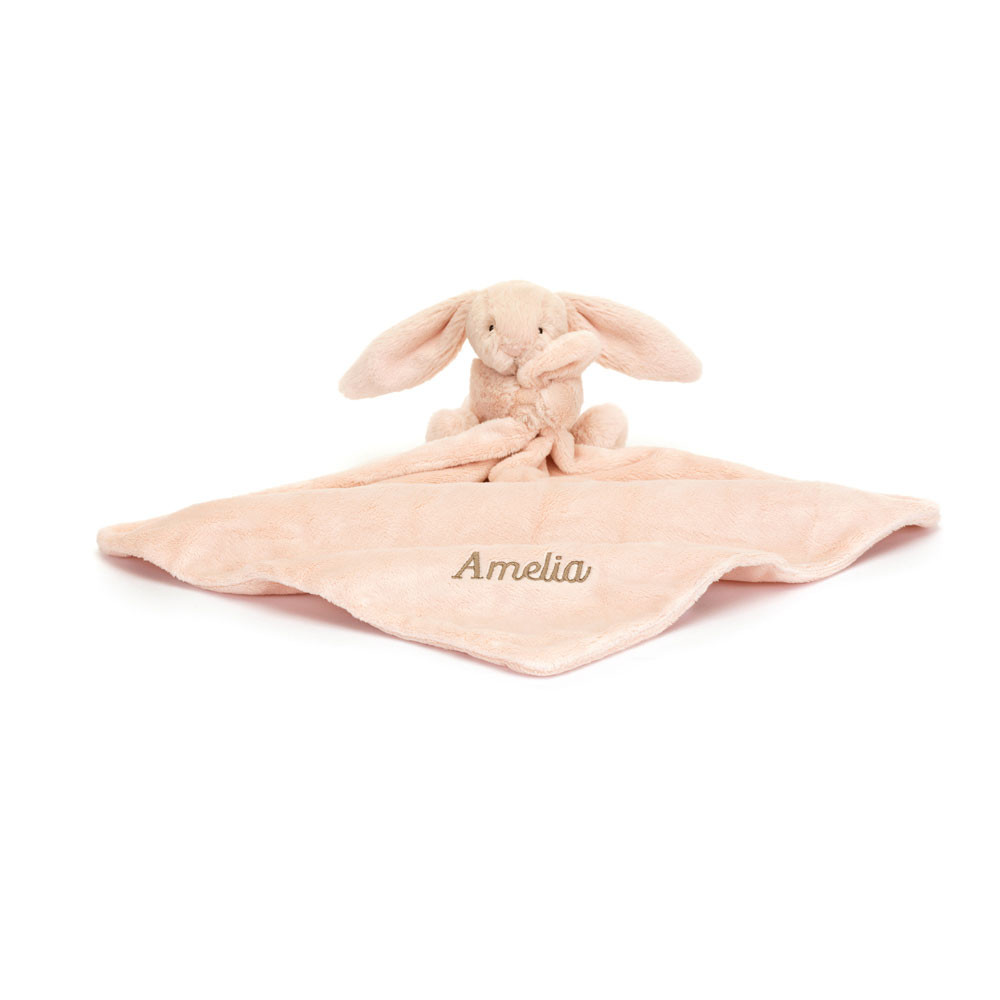 Personalised Bashful Blush Bunny Soother, Main View