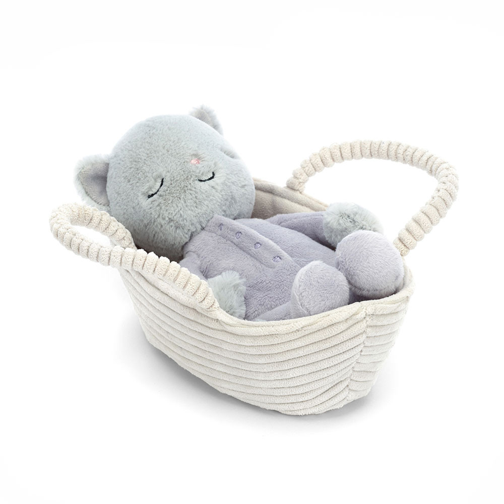 ジェリーキャット Rock-a-Bye 子猫ぬいぐるみ Rock-a-Bye Kitten - Official Jellycat