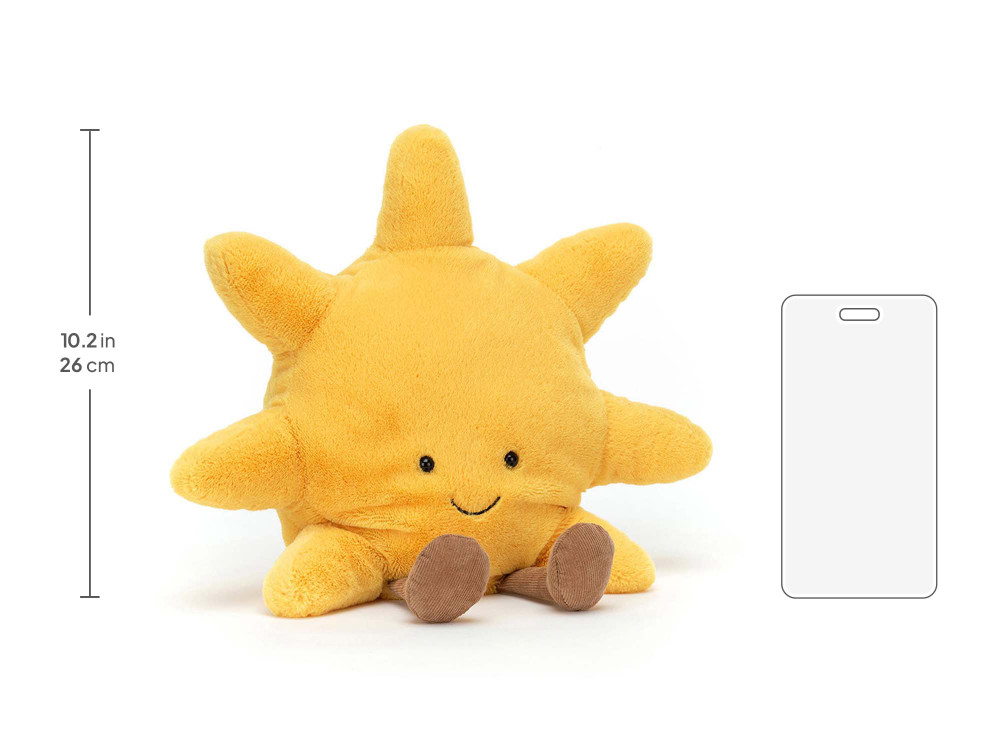 Amuseables Sun, size chart