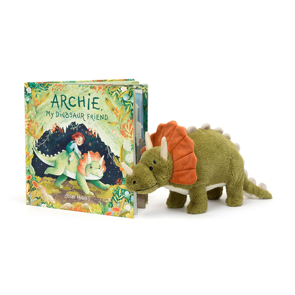 Archie, My Dinosaur Friend Book and Archie Dinosaur - Official
