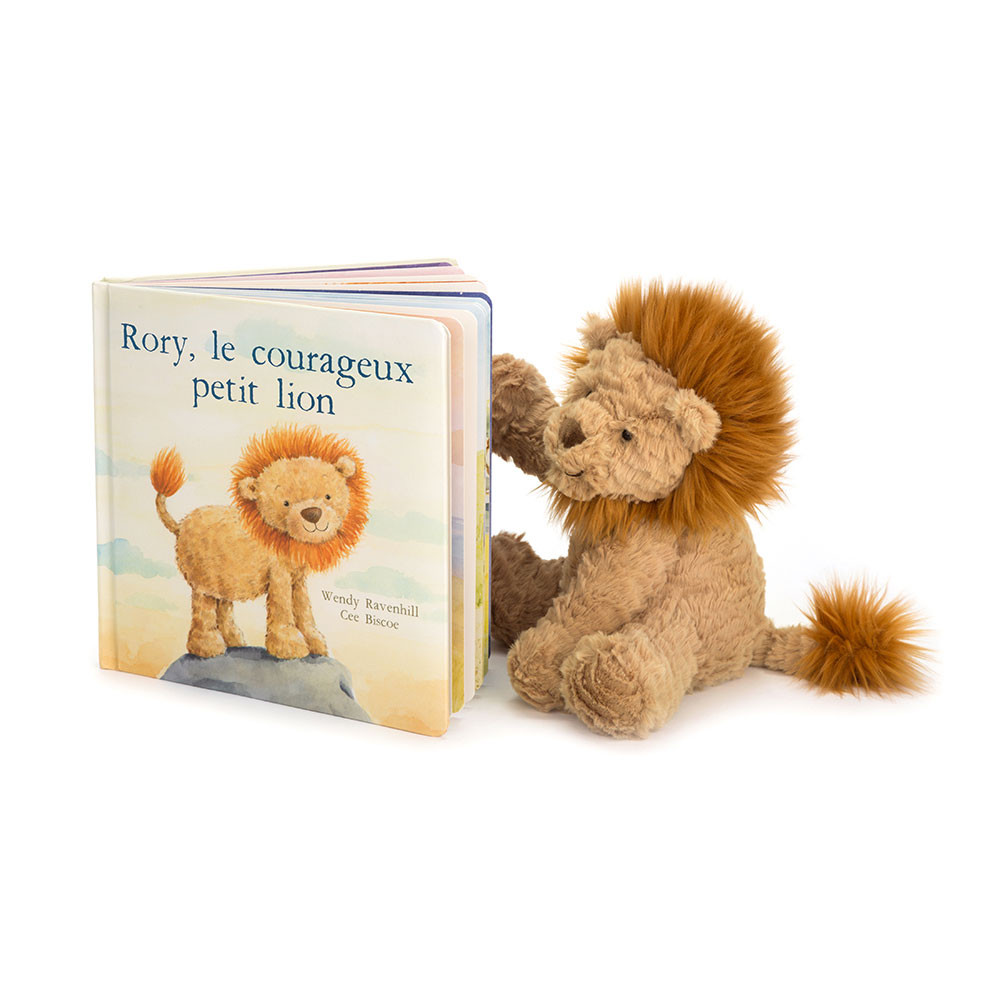 Rory Le Courageux Petit Lion Book and Fuddlewuddle Lion, Main View