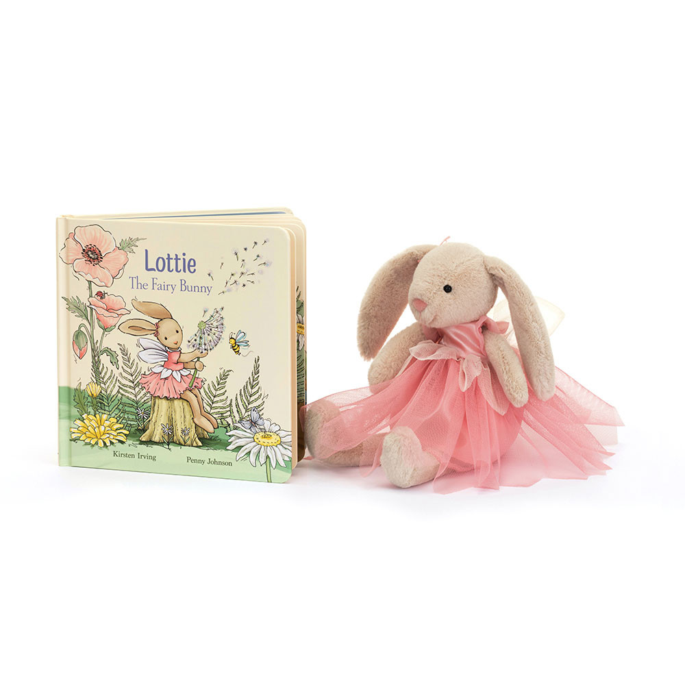 Lottie Fairy Bunny Book and Lottie Bunny Fairy - Official Jellycat
