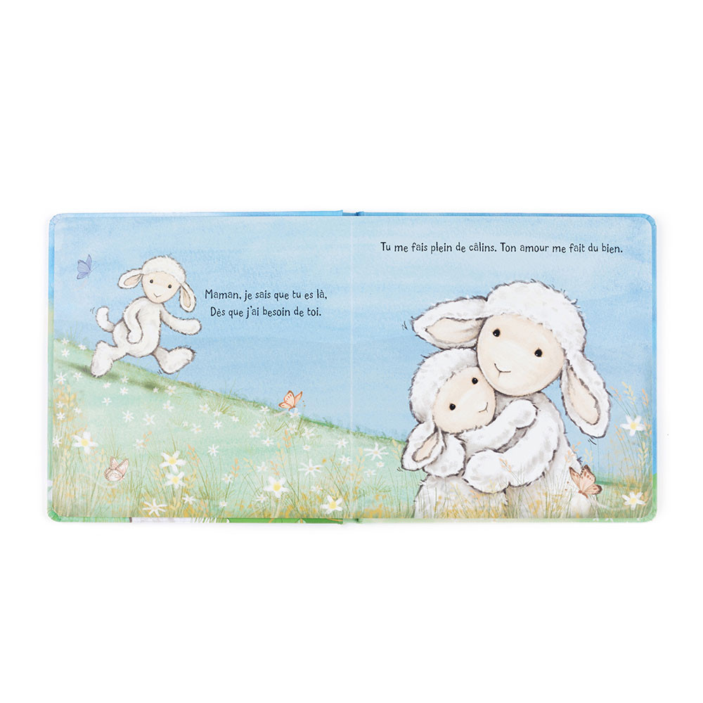 Agneau Timide Et Sa Maman Livre and Bashful Lamb, View 2
