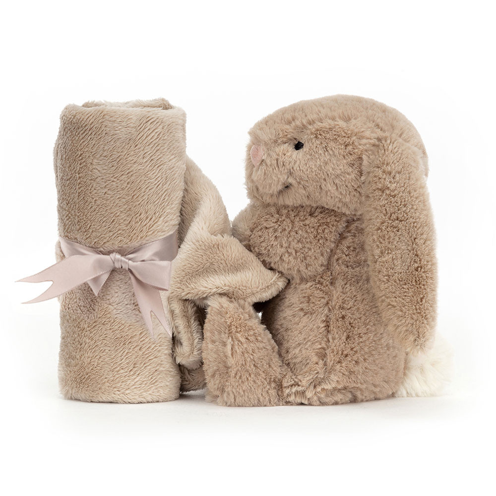 Bashful Beige Bunny Soother, View 2