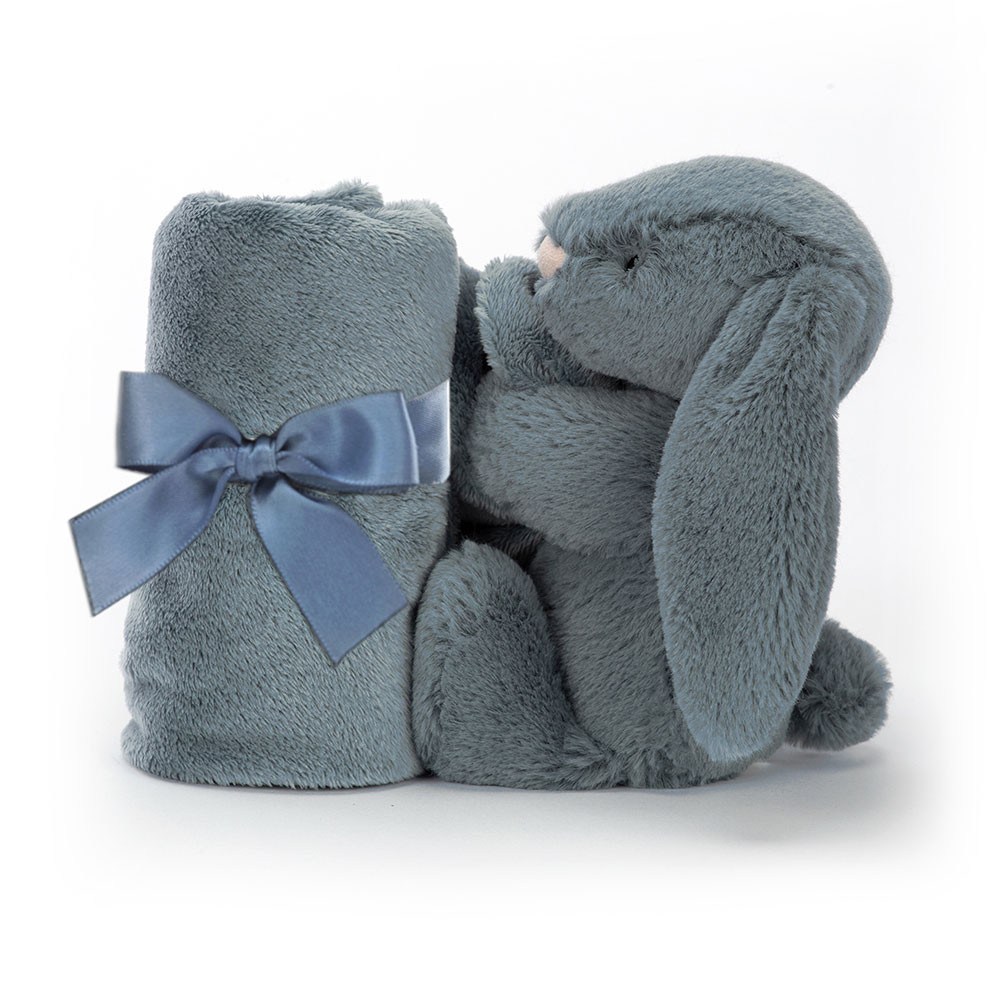 Bashful Dusky Blue Bunny Soother, View 2