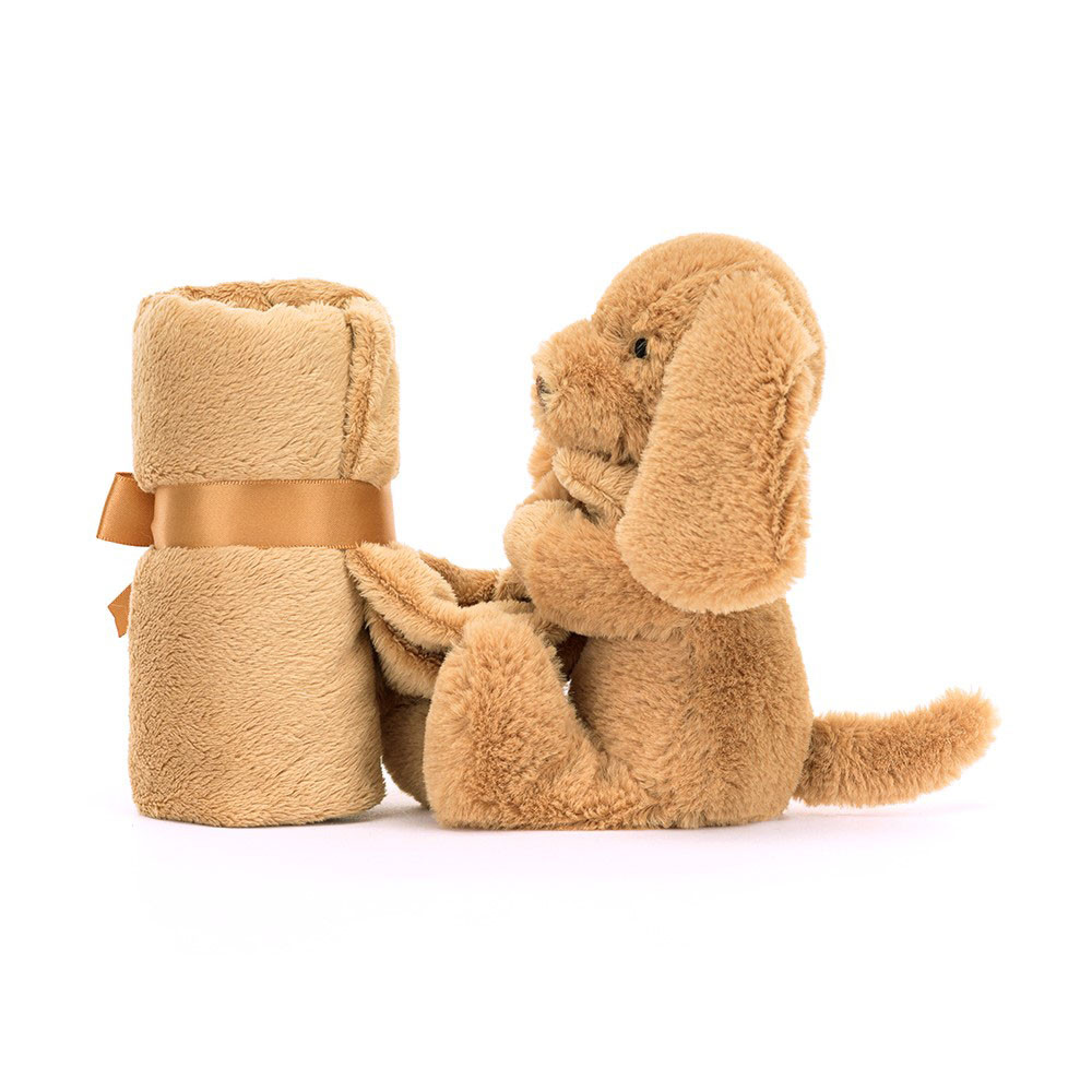 Bashful Toffee Puppy Soother - Official Jellycat