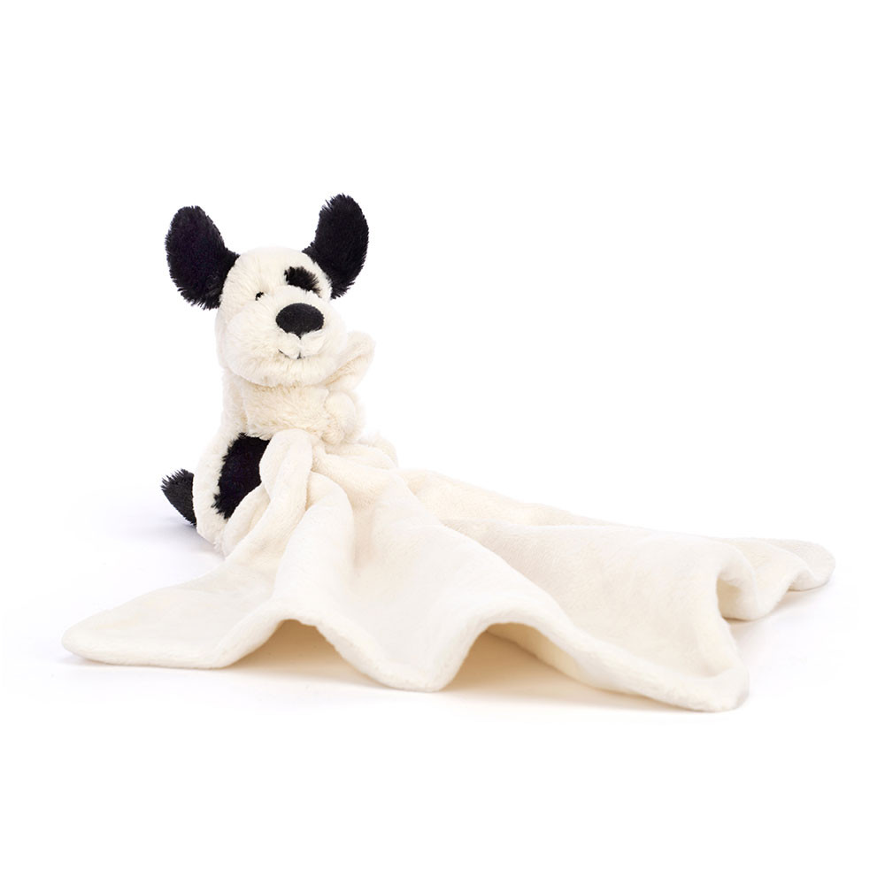 Bashful Black and Cream Puppy Soother, View 4