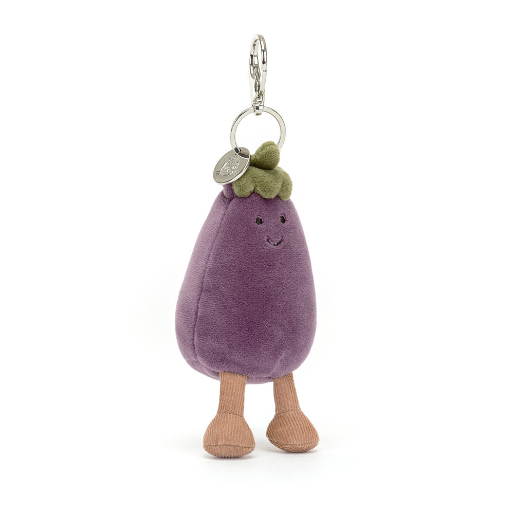 Amuseables Aubergine Bag Charm - Official Jellycat
