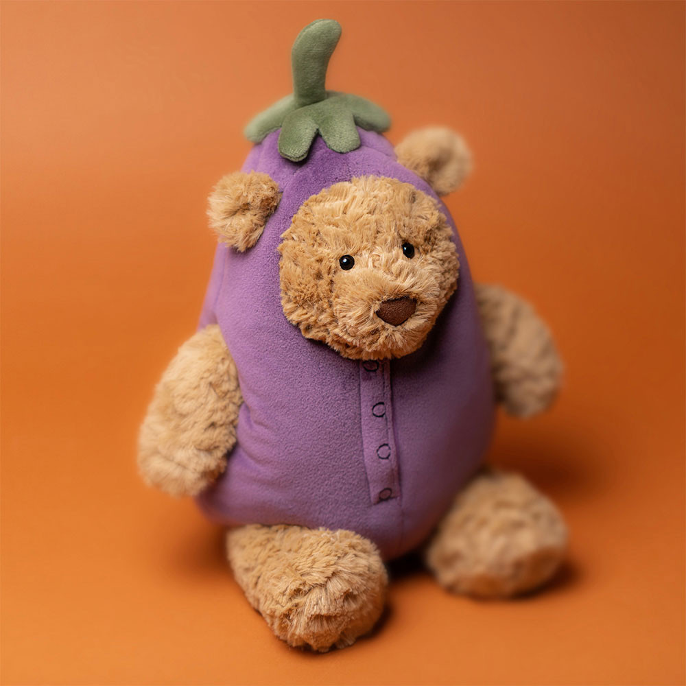 新品　 Bartholomew Bear Aubergine Bartholomew Bear Aubergine - Official Jellycat