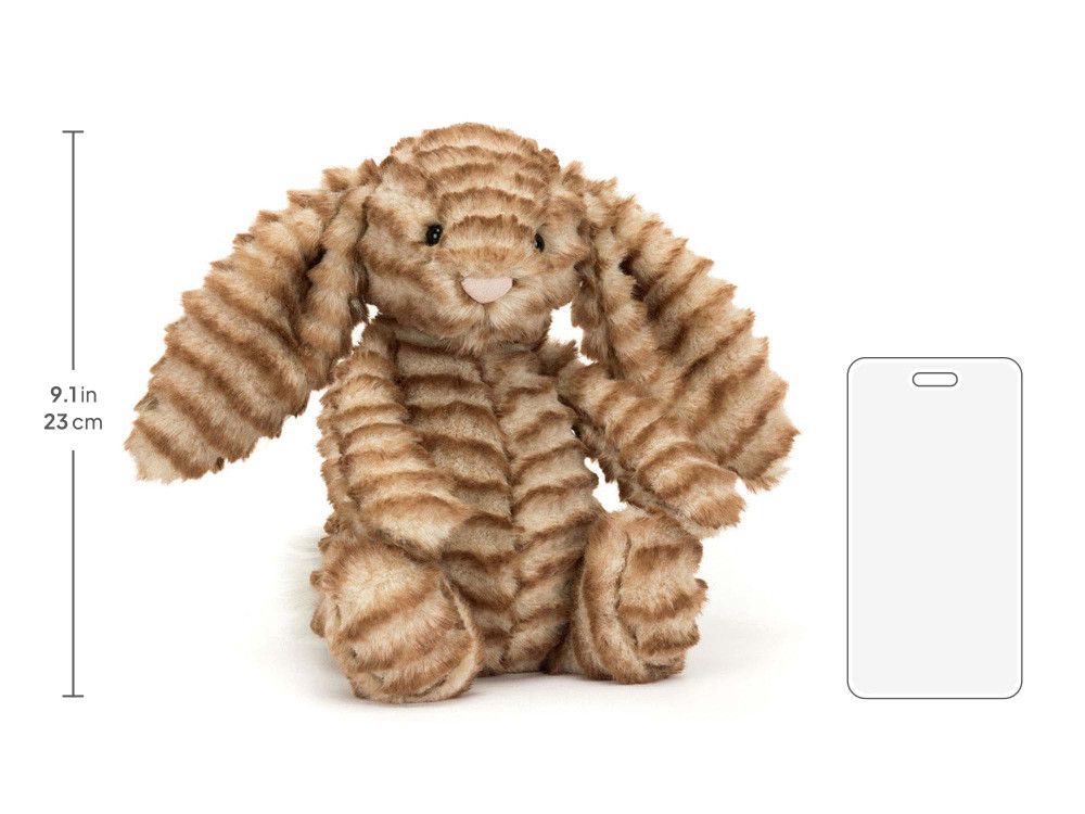 Bashful Luxe Bunny Juniper, size chart