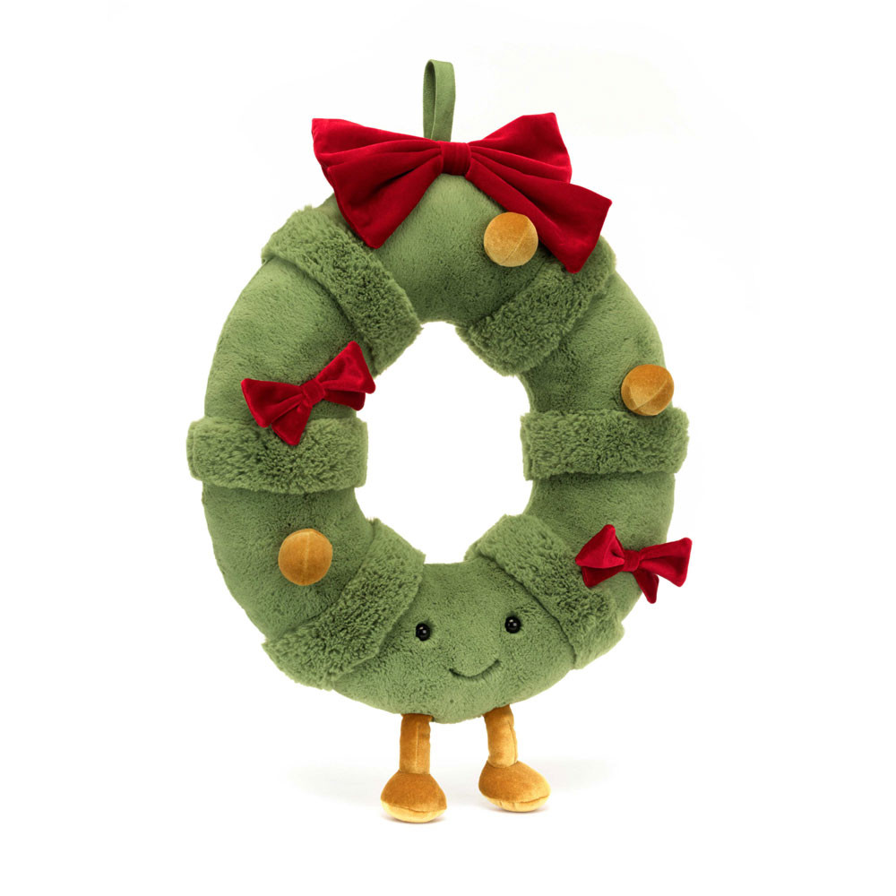 Amuseables Decorated Christmas Wreath, View 4