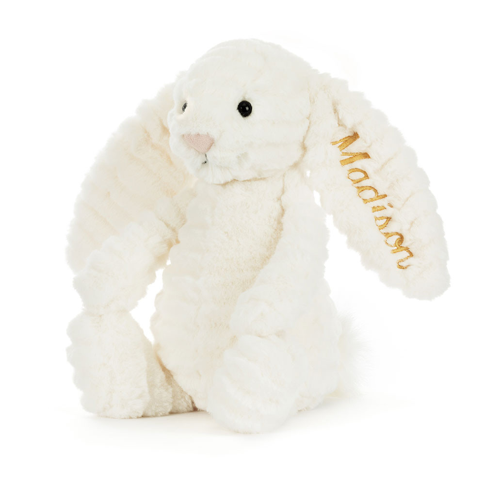 Personalised Bashful Luxe Bunny Nimbus, Main view