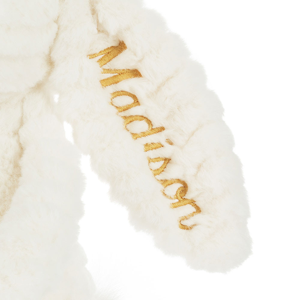Personalised Bashful Luxe Bunny Nimbus, View 3