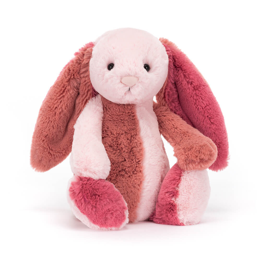 ぬいぐるみ Bashful PatchworkCoraliaBunny Bashful Patchwork Coralia Bunny - Official Jellycat