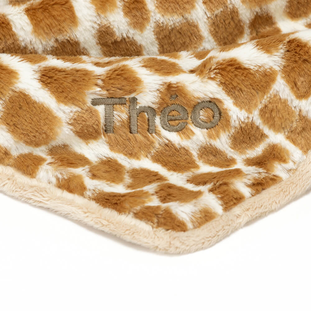 Personalised Bashful Giraffe Blankie, View 2