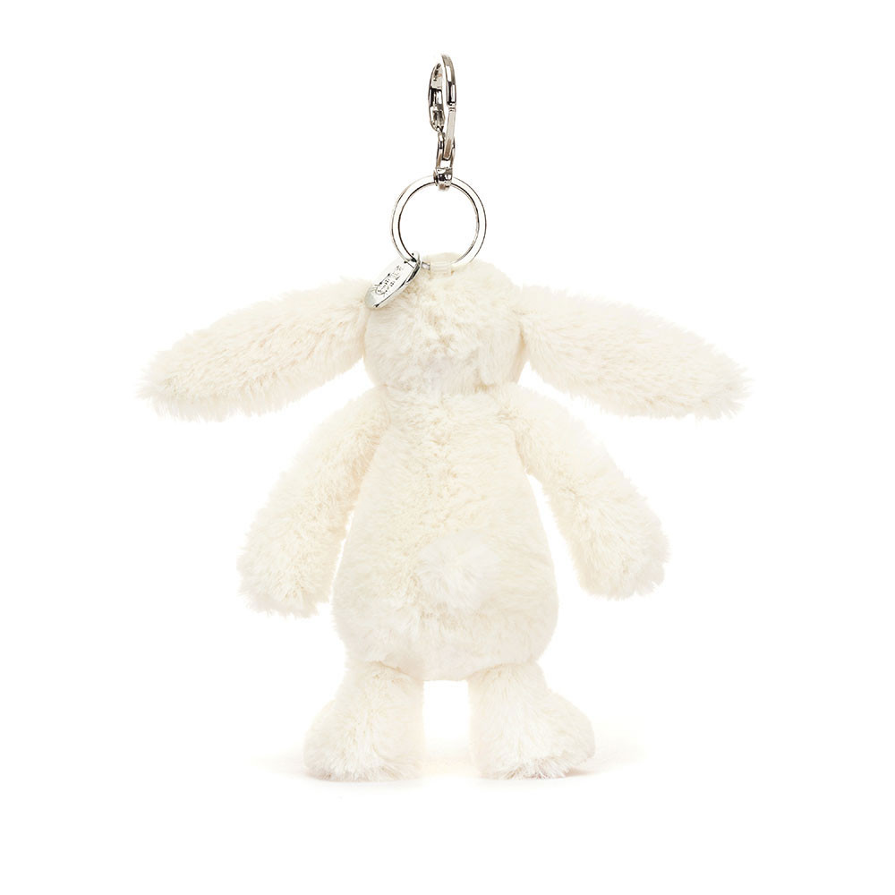 Blossom Cream Bunny 'Berry' Bag Charm - Official Jellycat