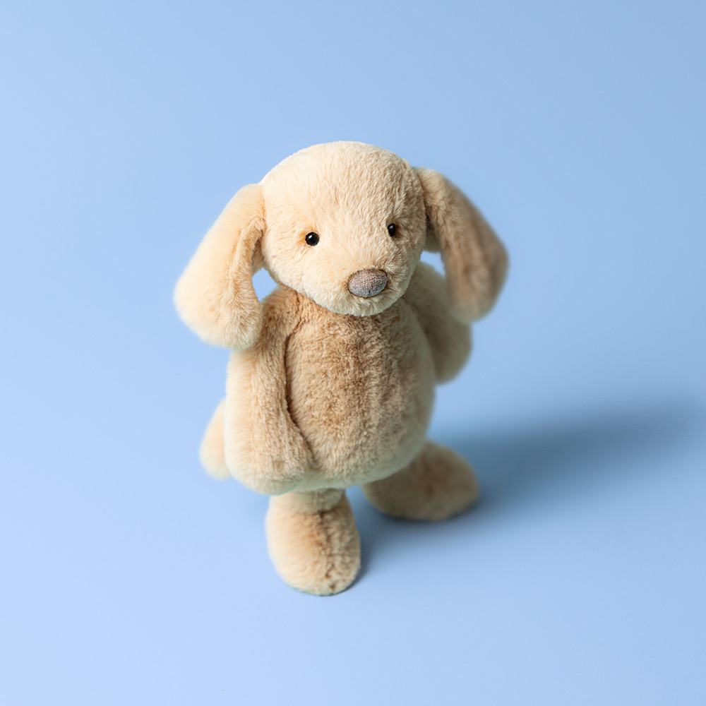 　ぬいぐるみ　Bashful Luxe Puppy 仔犬　Dog Bashful Luxe Puppy Orlando - Official Jellycat