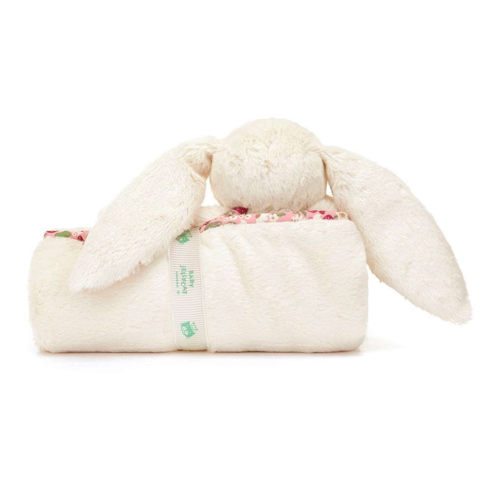 Blossom Cream Bunny 'Berry' Blankie, View 3