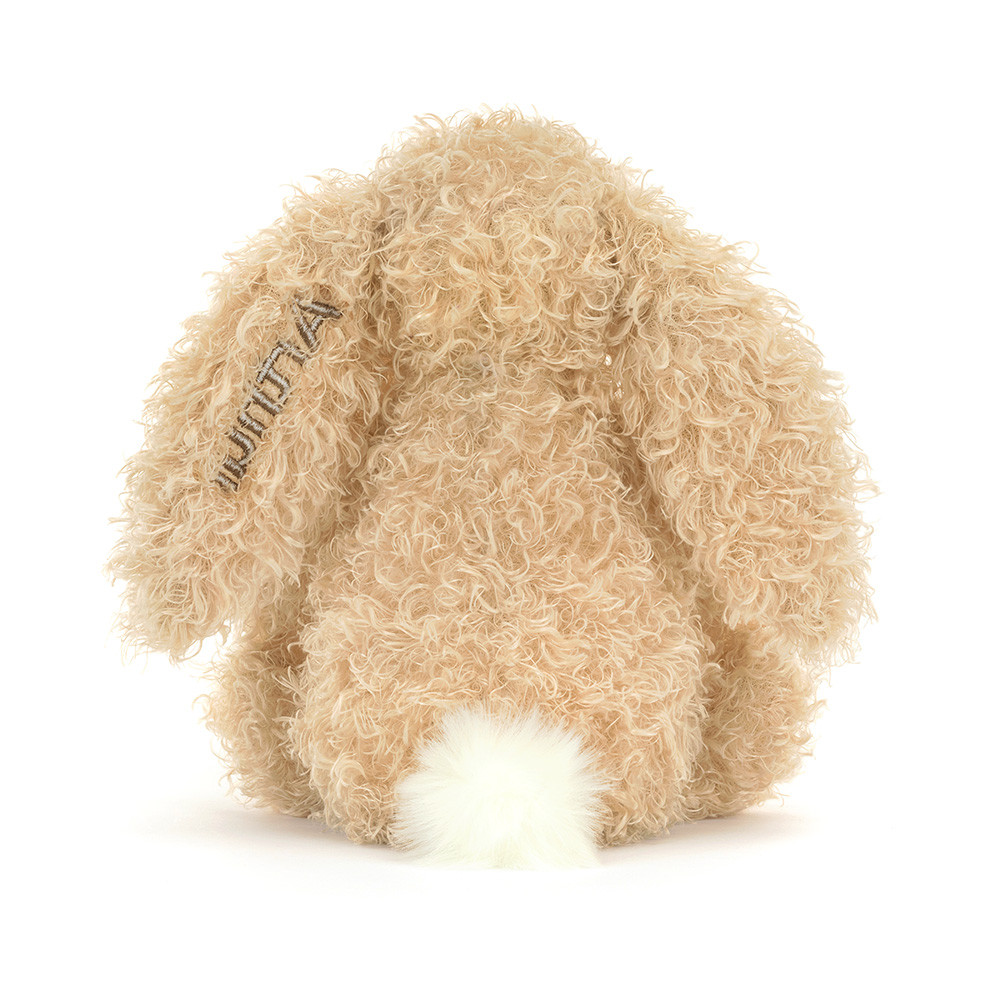 Personalised Bashful Bunny Curly Original, View 4