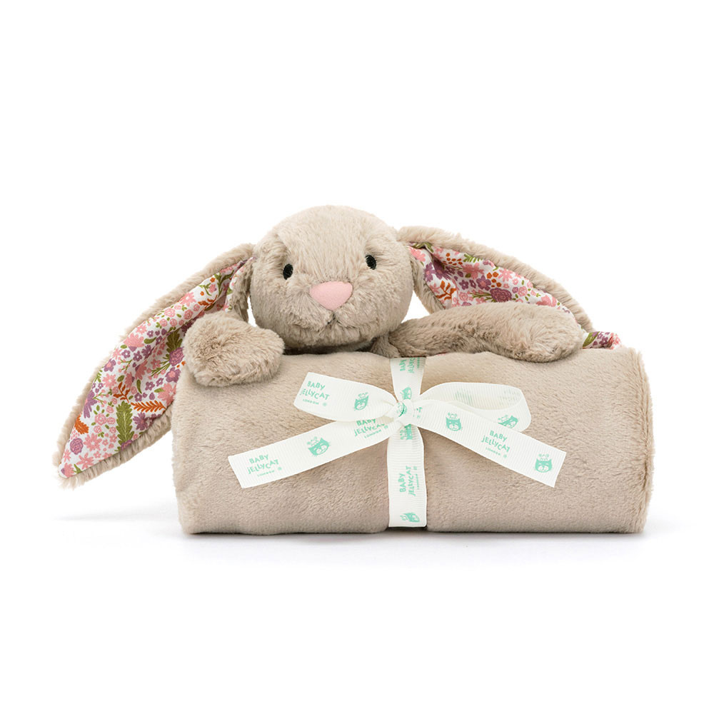 Blossom Beige Bunny 'Petal' Blankie - Official Jellycat