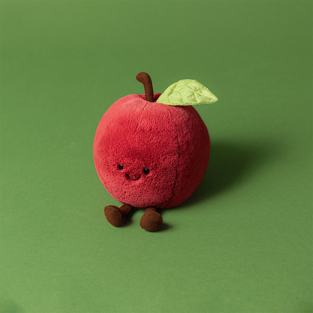  Amuseables Apple りんご 赤 ぬいぐるみ Amuseables Apple - Official Jellycat