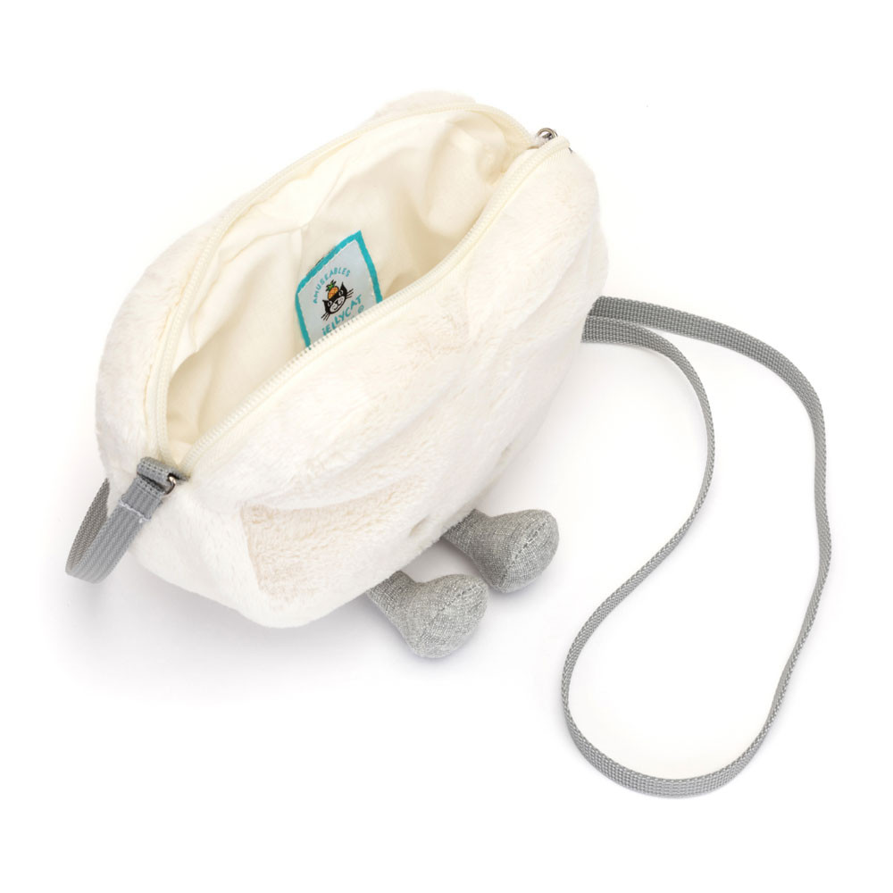 Amuseables Cream Heart Bag, View 2