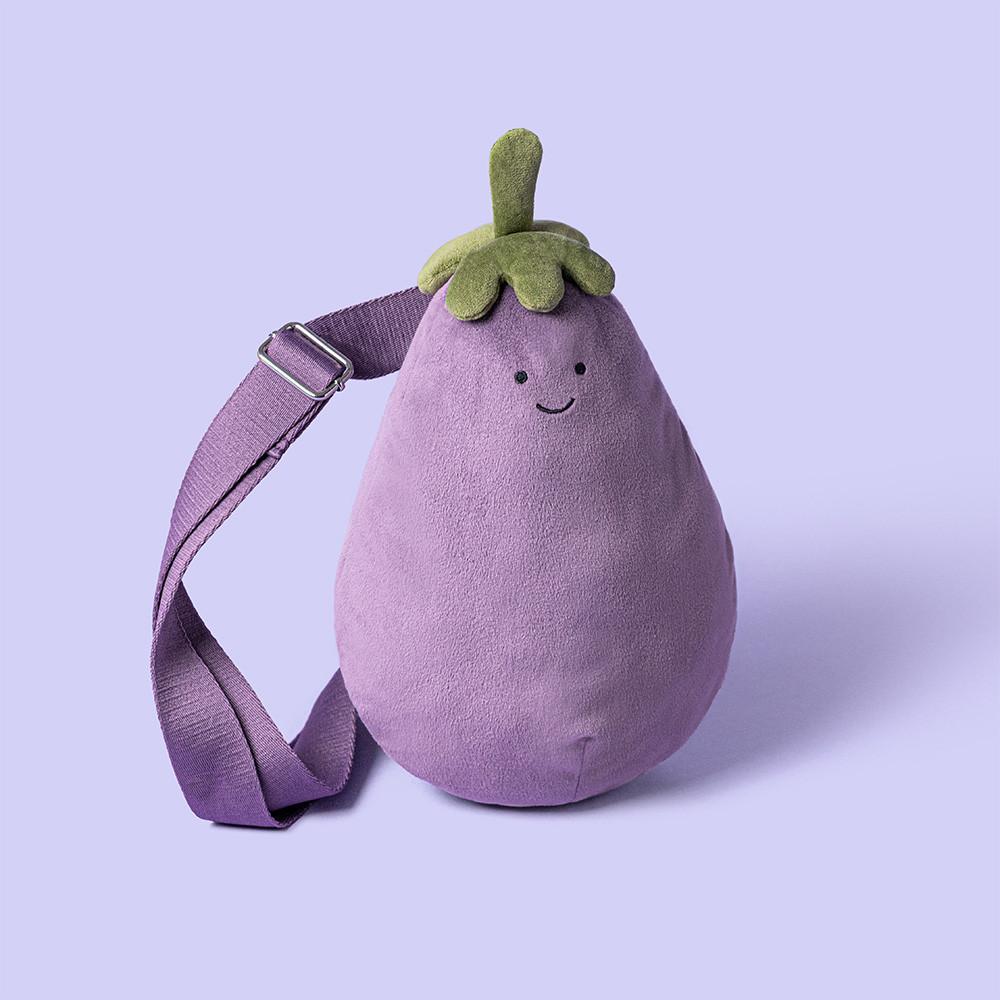 Amuseables Aubergine Bum Bag - Official Jellycat