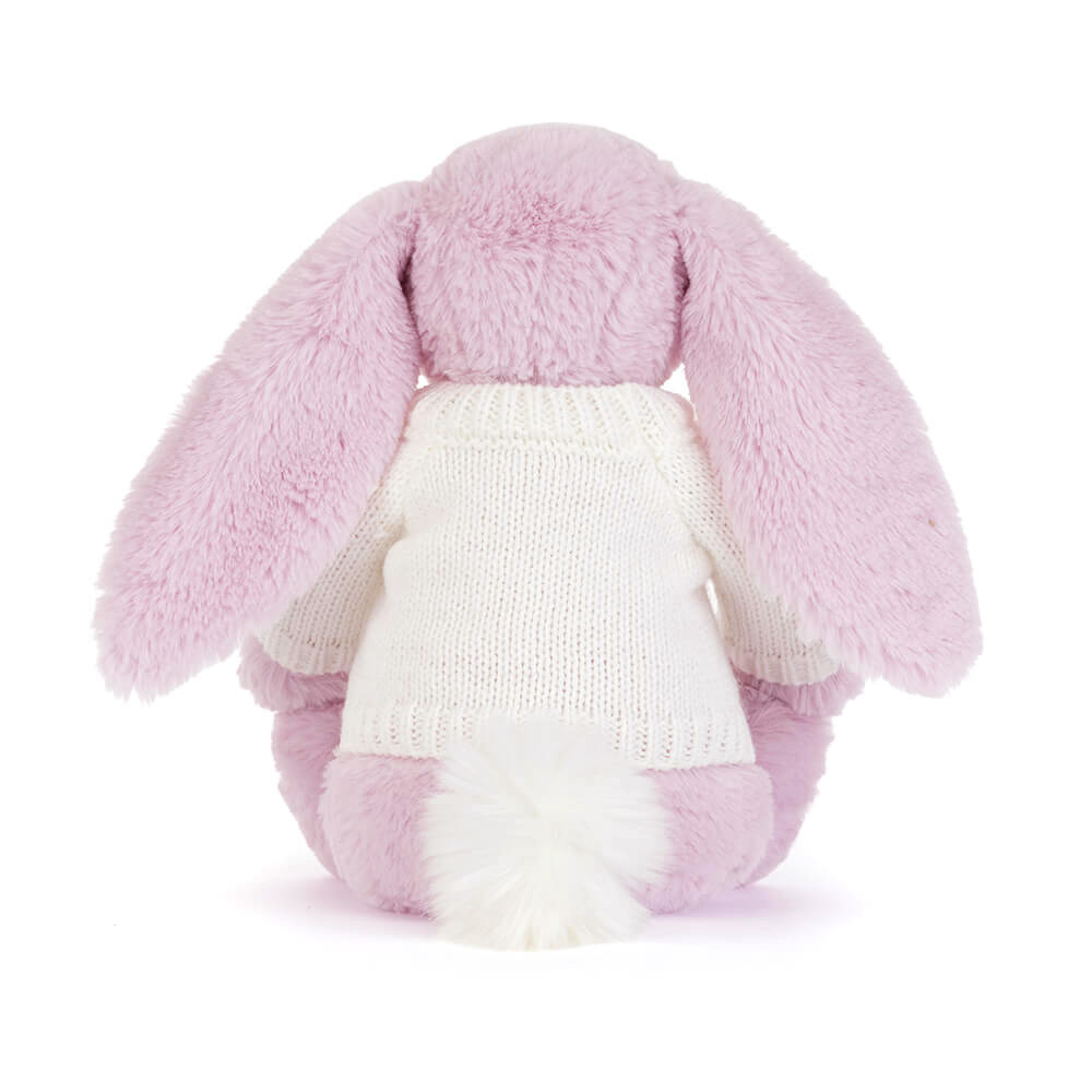 Thistlepop Blossom Luxe Bunny with Personalised Cream Jumper