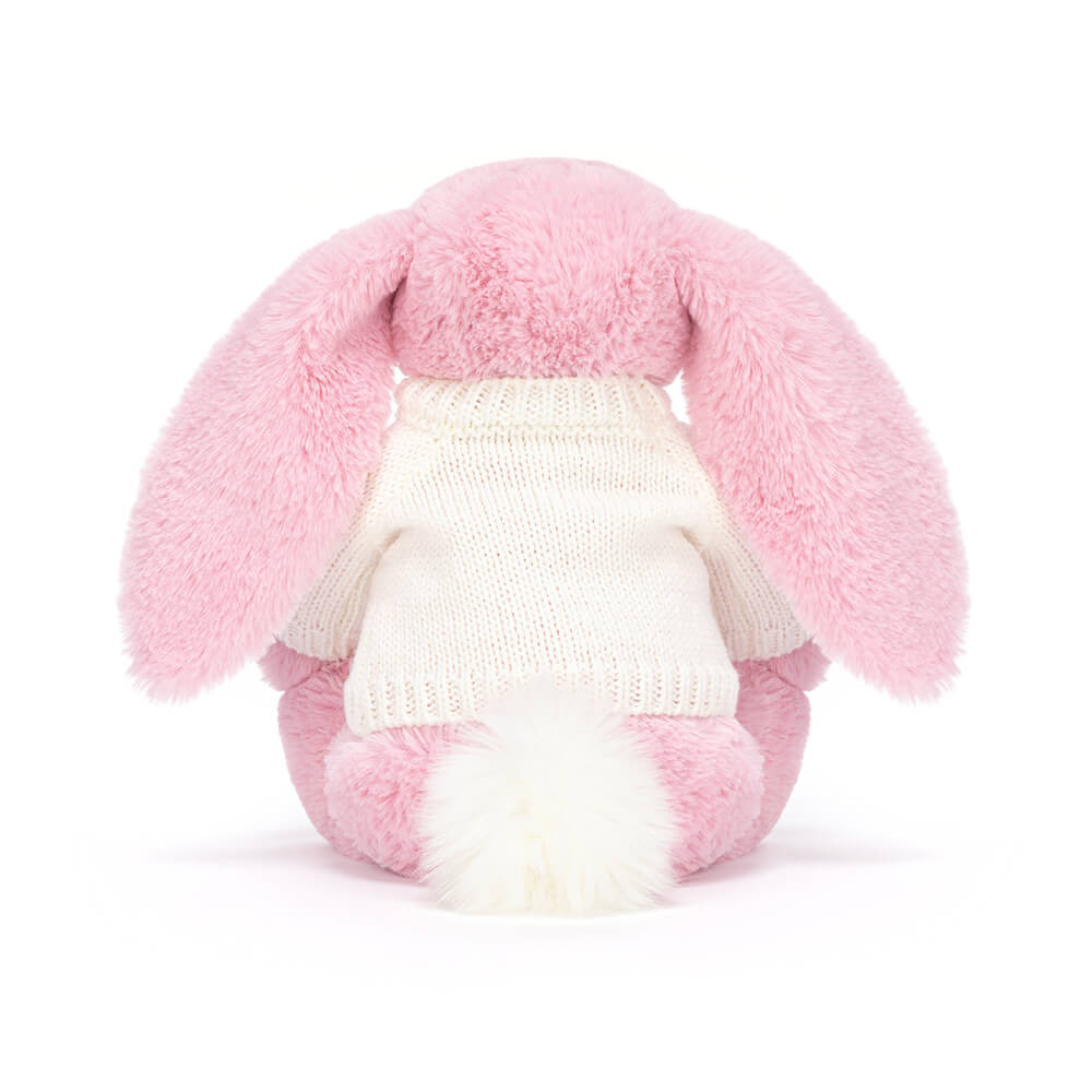 Blushkin Blossom Luxe Bunny with Personalised Cream Jumper