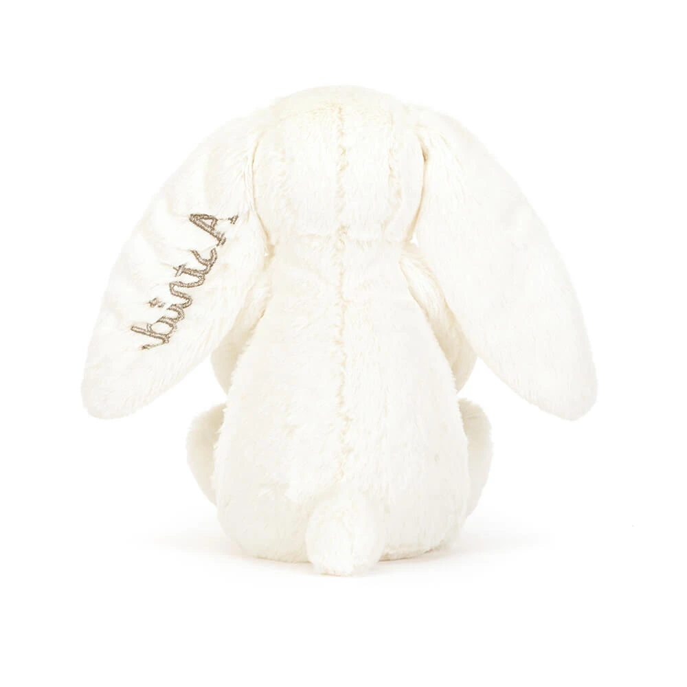Personalised Cream Bunny with Star, View 3